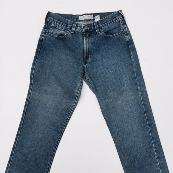Abercrobie and Fitch Cropped Blue Jeans Sz. 2 - Picture 1 of 4